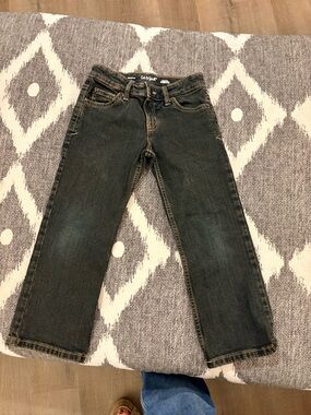 Cat & Jack Men's Straight-Leg Jeans in Dark Blue Wash